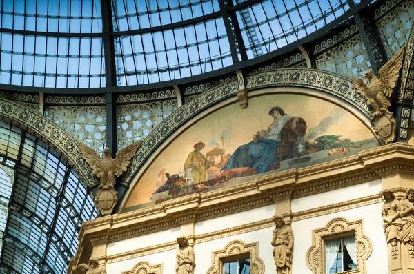 Galleria vittorio emanuele ya — Foto de Stock