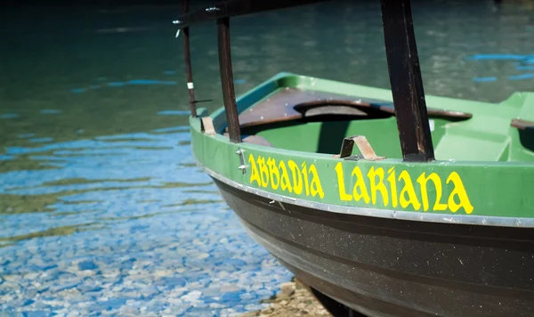 Abbadia Lariana Boat — Stock Photo, Image