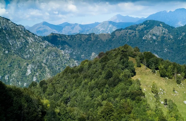 Vista de Piani d 'Erna — Foto de Stock