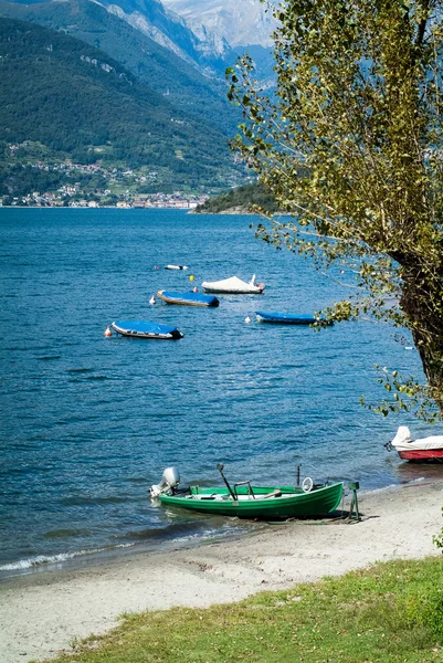 Lake Como Boats — Stock Photo, Image