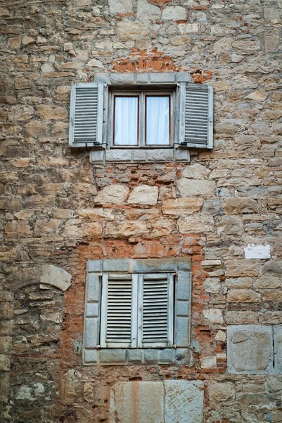 Staré italské fasáda — Stock fotografie