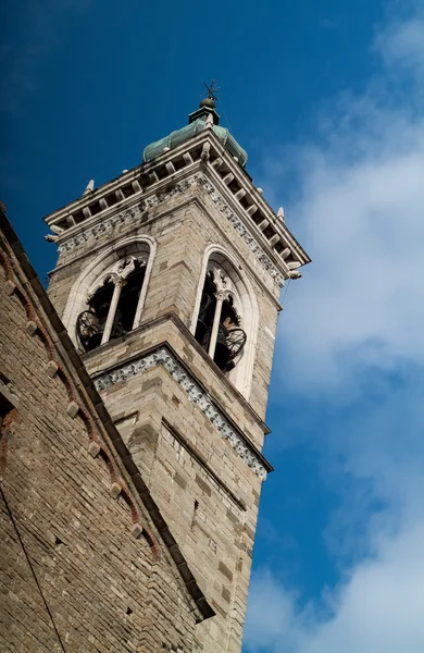 Bell Tower in Bergamo — Stock Photo, Image