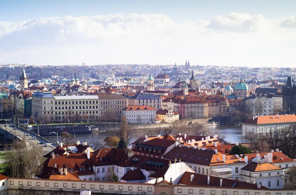 Morgonen Prag Stockfoto