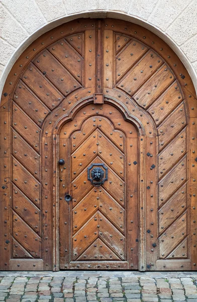 Wooden door — Stock Photo, Image