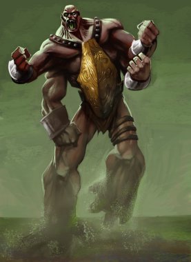 Bir büyük ve vahşi yaratık