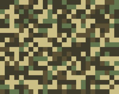 Dijital moda kamuflaj deseni, moda tasarımı. Kusursuz çizim