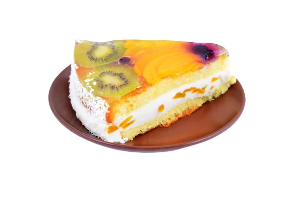 Ovocný koláč na plechu — Stock fotografie