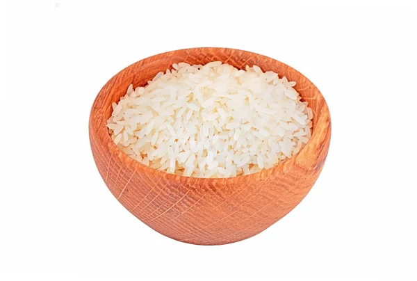 Mangkuk Nasi Dalam Kayu — Stok Foto