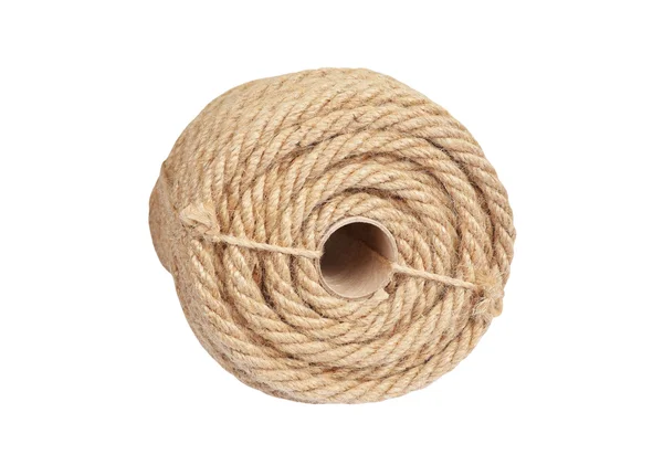 Manila rope coil — Stock Photo, Image