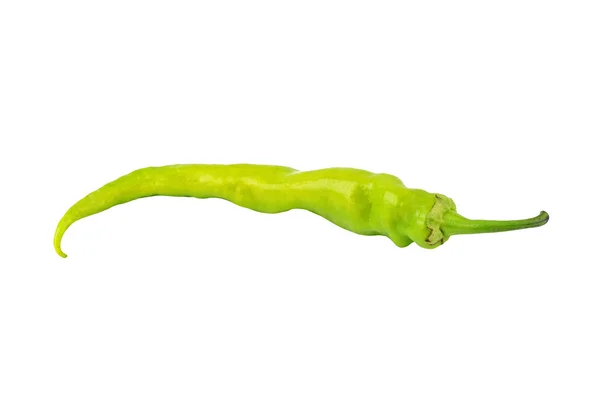 Groene chili cayennepeper — Stockfoto