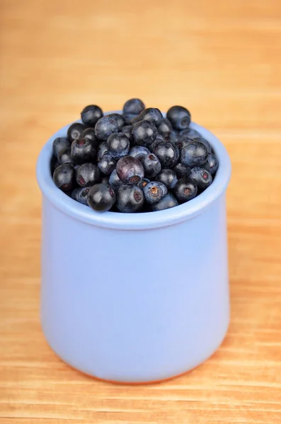 Blueberry na drewniane tła — Zdjęcie stockowe