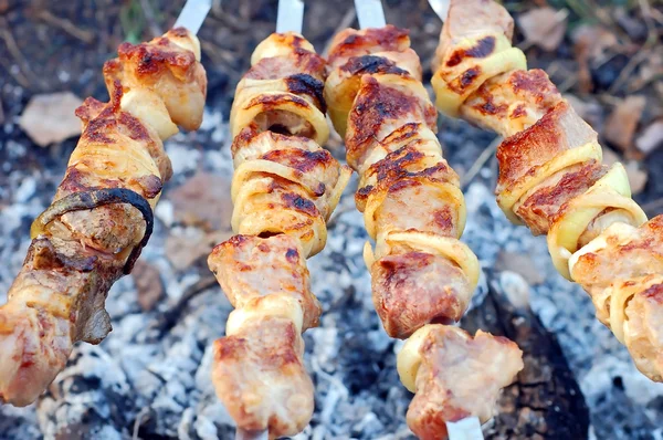 Şiş kebap şiş — Stok fotoğraf