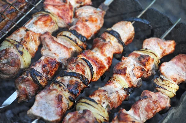 Şiş kebap, dof — Stok fotoğraf