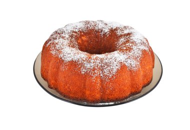 Bisküvi pasta plaka üzerinde