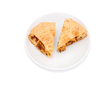 Mantar pasta plaka üzerinde