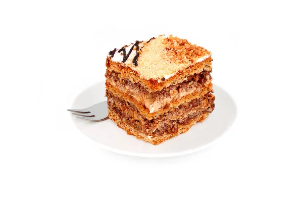 Cake with nut — Stock Photo, Image