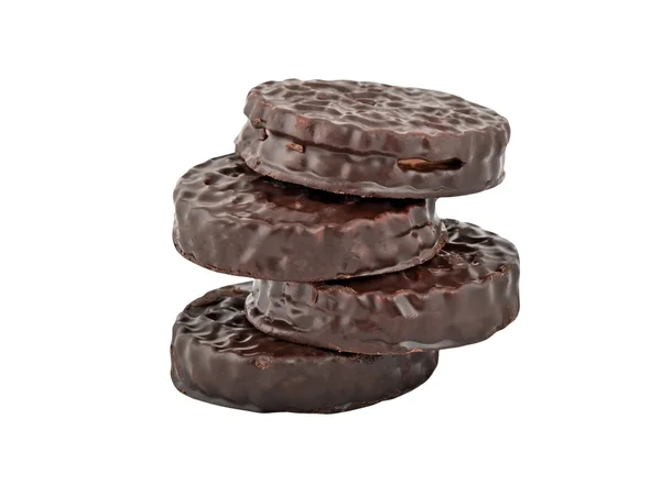 Cioccolato cookie stack — Foto Stock