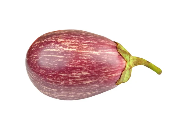 Aubergine på vit — Stockfoto