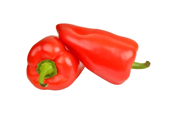 Red pepper on white — Stock Photo, Image