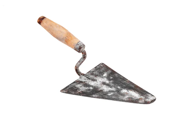 Rusty construction trowel — Stock Photo, Image