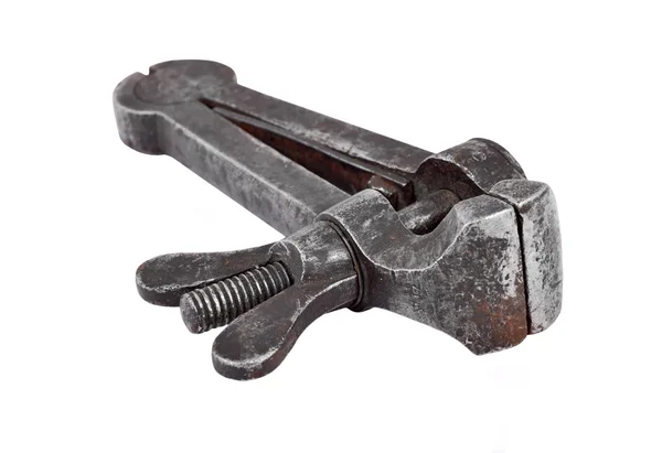 Vintage mekanisk hand vise klämma — Stockfoto