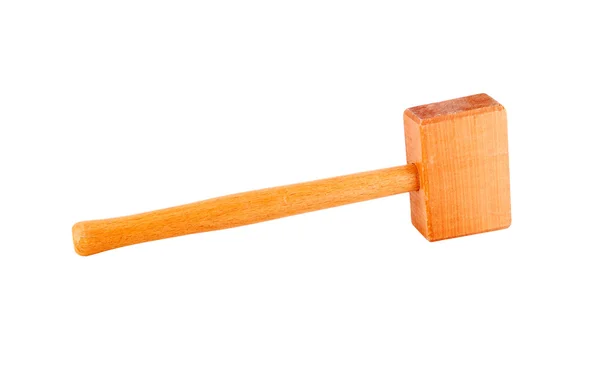 Fából készült kalapács (bunkó) — Stock Fotó