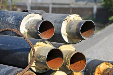 ısı yalıtımı ile çelik boru