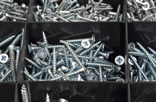 Screw in plastic organizer box — Stock Photo, Image