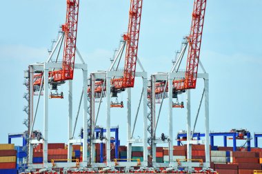 bağlantı noktası kargo vinç ve konteyner