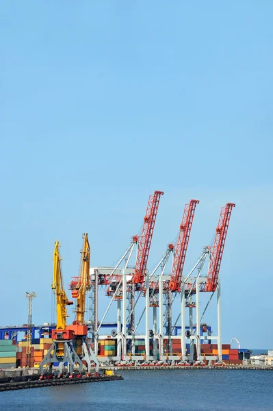 Port cargo crane — Stock Photo, Image