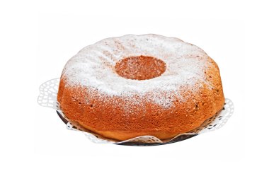 Bisküvi pasta plaka üzerinde