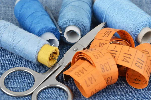 Retro sewing kit — Stock Photo, Image