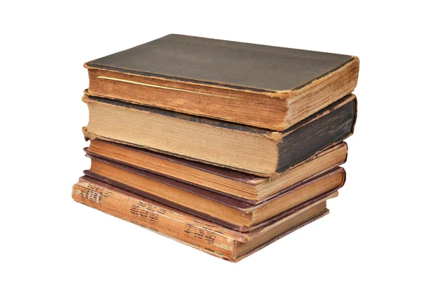 Antique book stack Stock Image