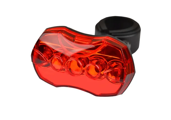 Red light bike reflector — Stock Photo, Image