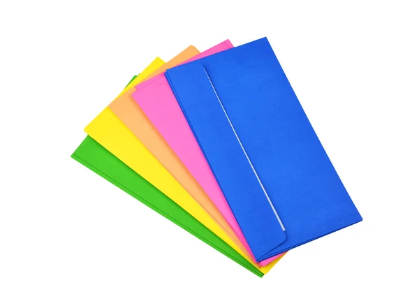 Készlet színes boríték — Stock Fotó