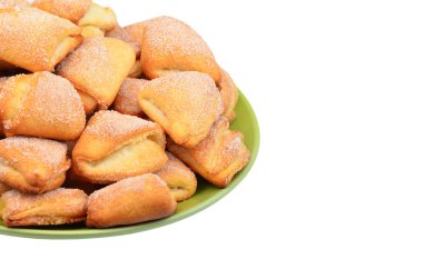 ev yapımı kurabiye plaka üzerinde