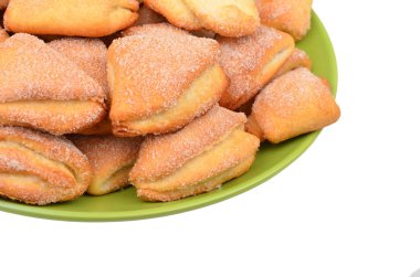 ev yapımı kurabiye plaka üzerinde