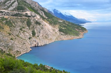 Hırvatistan'daki kıyı peyzaj