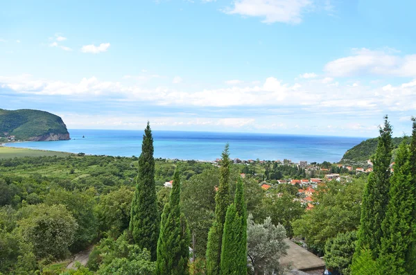 Paesaggio costiero in Montenegro — Foto Stock