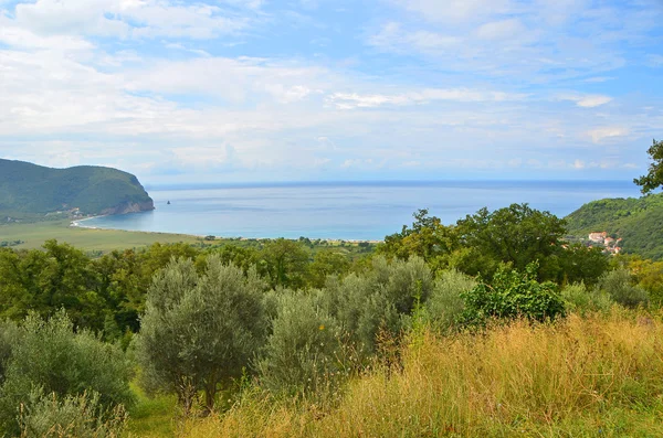 Nadmorskich krajobrazów w Czarnogórze — Zdjęcie stockowe