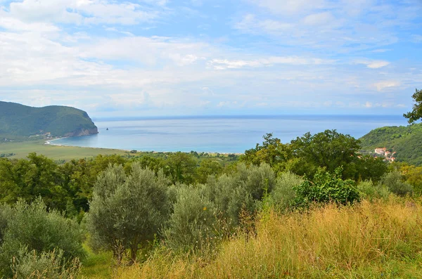 Paesaggio costiero in Montenegro — Foto Stock