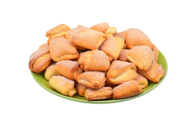 ev yapımı kurabiye plaka üzerinde