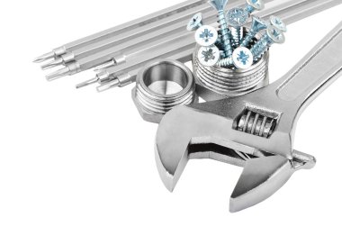 İngiliz anahtarı, sıhhi tesisat montaj ve vida