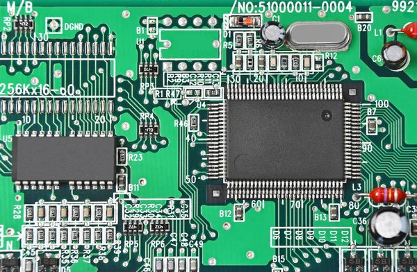 Scanner motherboard, close up — Stock Photo, Image