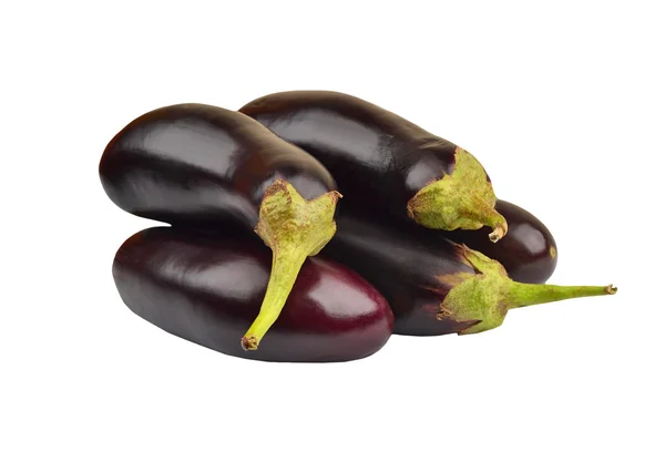 Aubergine sur blanc — Photo