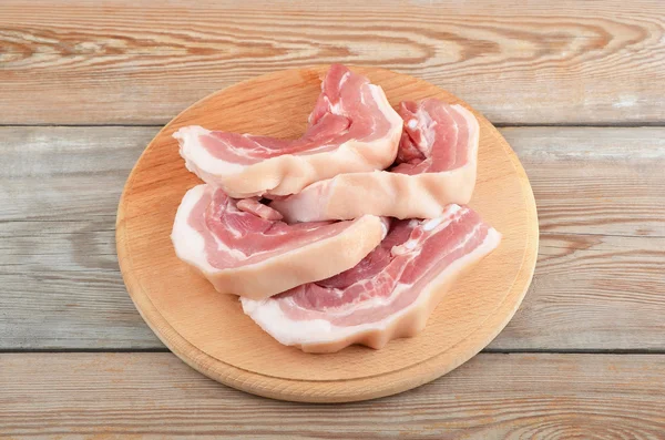 Raw bacon steak — Stock Photo, Image