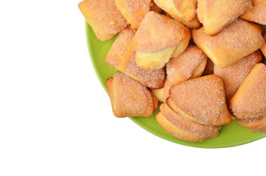 ev yapımı kurabiye plaka üzerinde