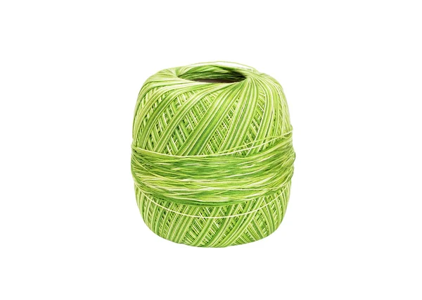 Skein of green wool — Stock Photo, Image