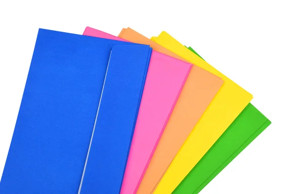 Набір кольорових конвертів — стокове фото
