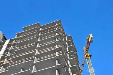 Vinç ve highrise şantiye